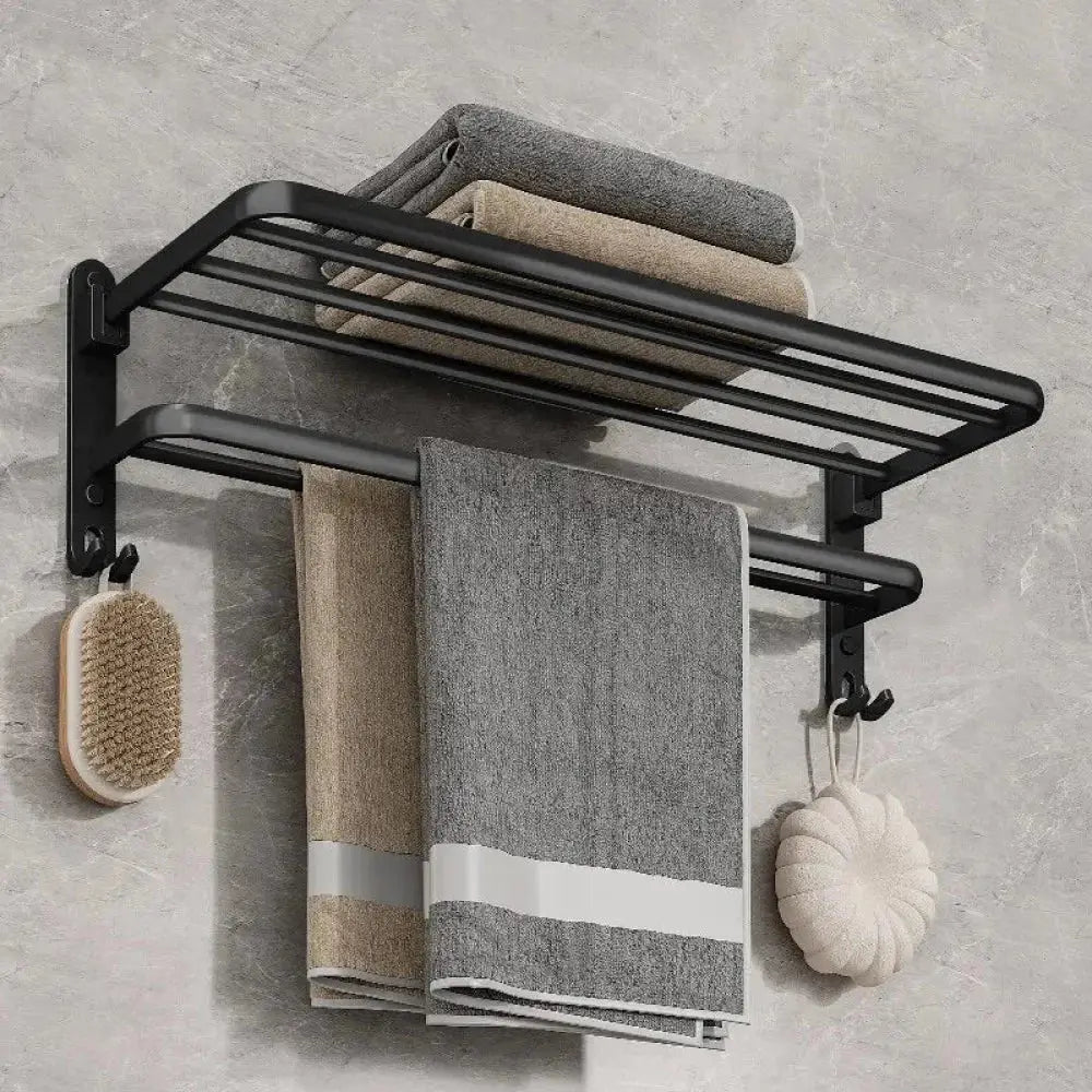Toalheiro Dobrável Inox Ricaly - Praticidade e Estilo | Ideal para Banheiros Modernos Compre