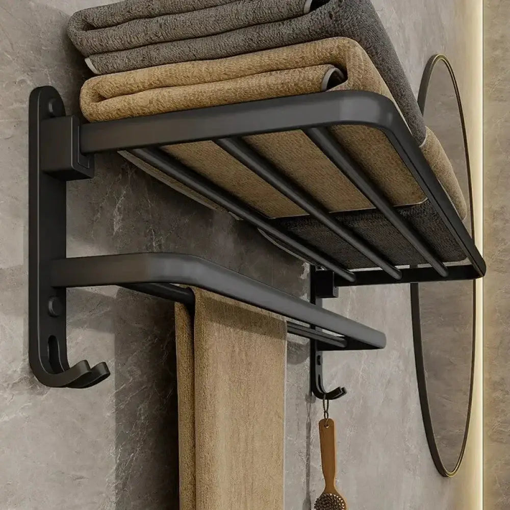 Toalheiro Dobrável Inox Ricaly - Praticidade e Estilo | Ideal para Banheiros Modernos Compre