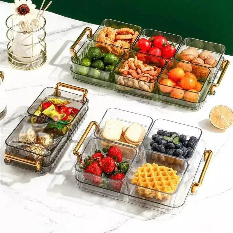 Trays Divididos para Lanche Multifuncional Ricaly com Design Elegante Compre