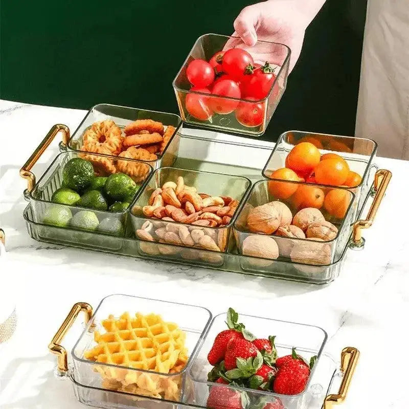 Trays Divididos para Lanche Multifuncional Ricaly com Design Elegante Compre