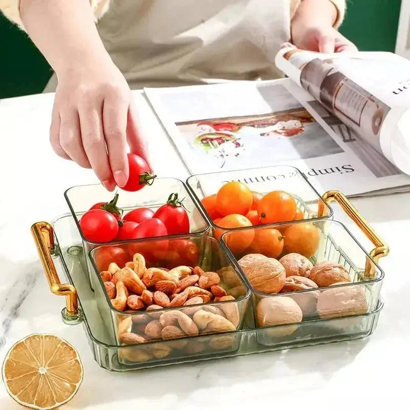 Trays Divididos para Lanche Multifuncional Ricaly com Design Elegante Compre