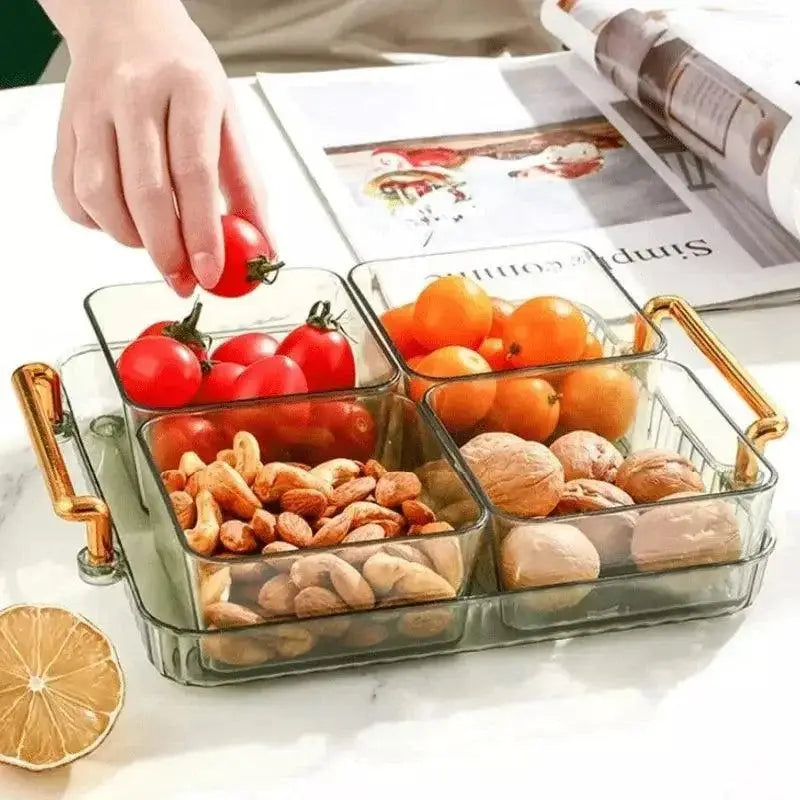 Trays Divididos para Lanche Multifuncional Ricaly com Design Elegante Compre