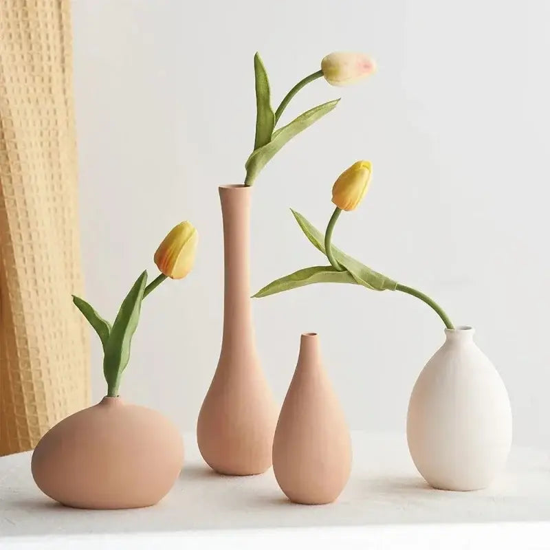 Vasos Decorativos Florais Estilo Ricaly com Tulipas Assortidas Compre